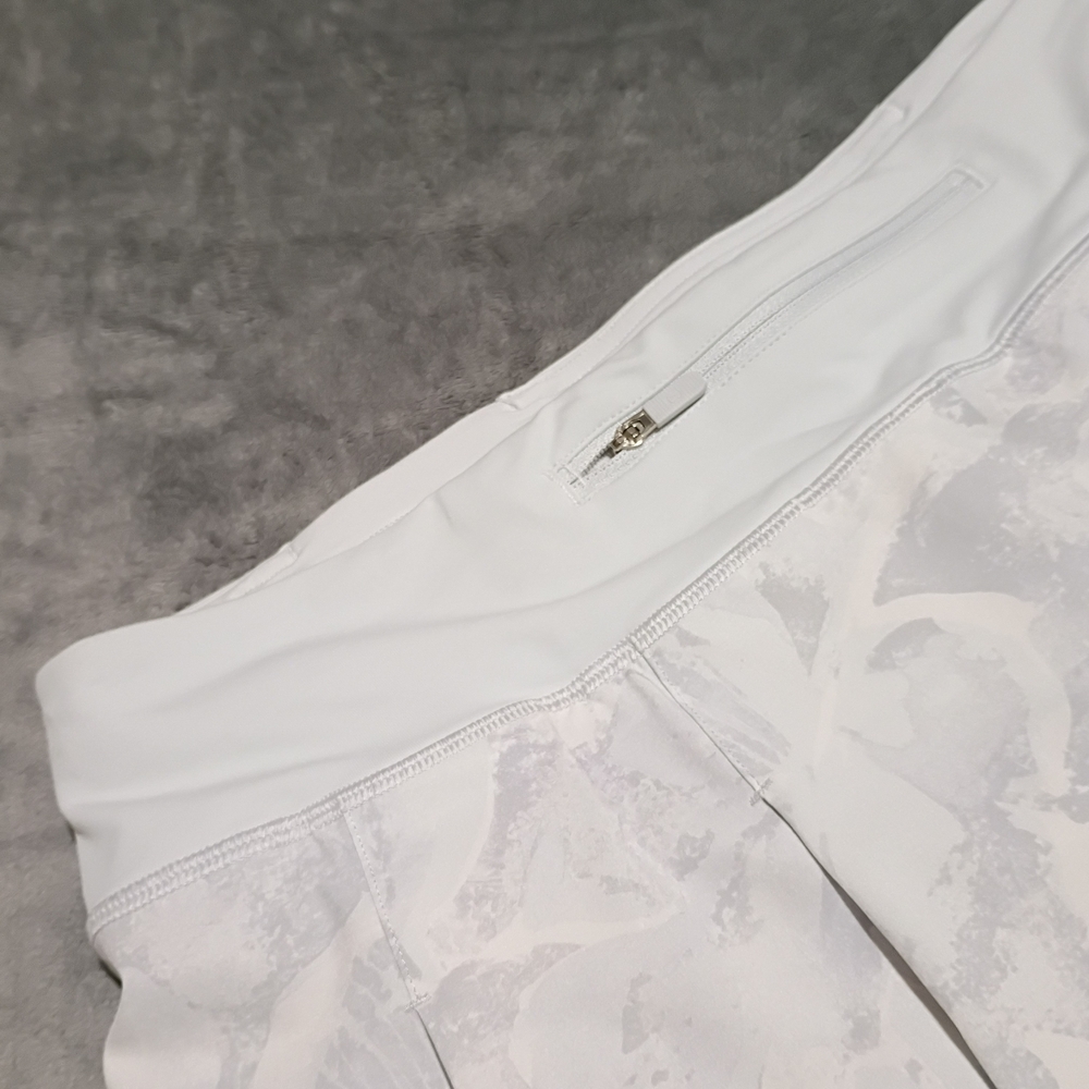 Lululemon Pace Rival Alpine White Mini Tropical Shadow Starlight Running Skirt - Picture 4 of 10
